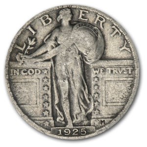 1925 Standing Liberty Quarter VF 1925 Standing Liberty Quarter VF
